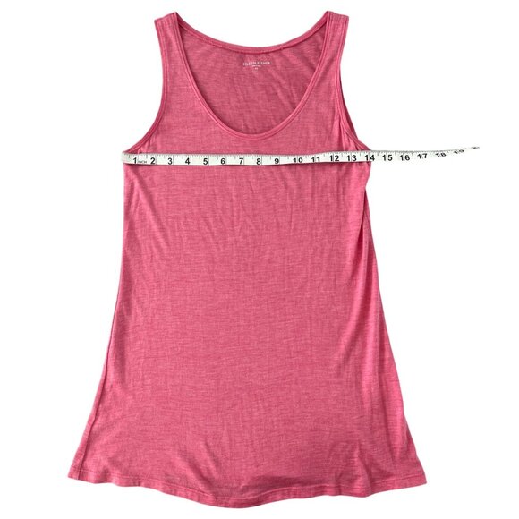 Eileen Fisher Silk Tank Top size XS 70% Silk 30% Cotton Pink Scoop‎ Neck - Picture 2 of 7